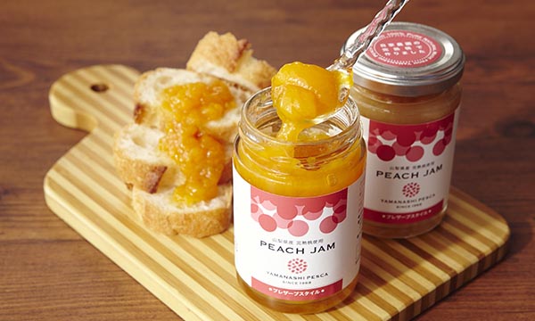 ピーチジャム 4本セット-内藤農園 接待の手土産[ぐるなび]